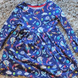 Mini Boden Space Print Dress